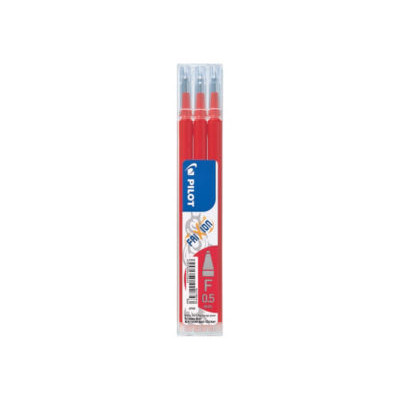 LOT 3 RECHARGES FRIXION CLICKER 0.5 ROUGE