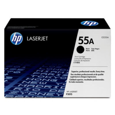 CARTOUCHE LASER HP CE255A NOIR N°55A