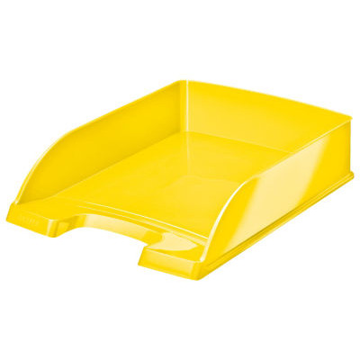 CORBEILLE COURRIER LEITZ WOW JAUNE