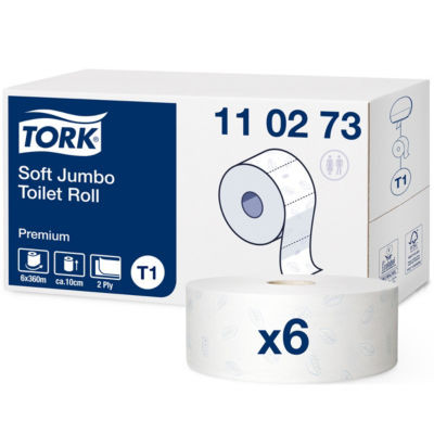CARTON 6 BOBINES MAXI PAP TOIL TORK