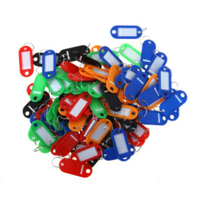 LOT DE 100 PORTE-CLES ASSORTIS