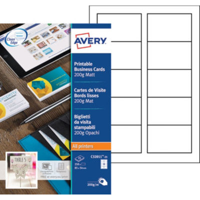 POCH 250 CARTE MULTIUSE 85X54 200