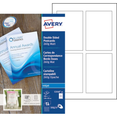 BT 100 CARTES COR Q&C 260G BL JE 128X82