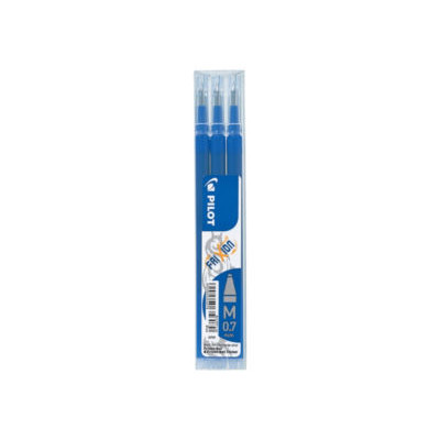 LOT 3 RECHARGES FRIXION 0.7 BLEU