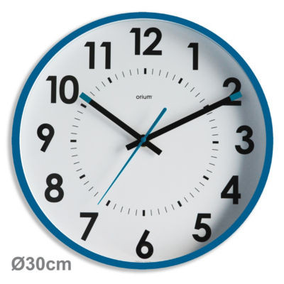 HORLOGE A QUARTZ BLEU