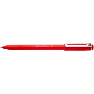 STYLO BILLE CAPUCHON PENTEL IZEE ROUGE