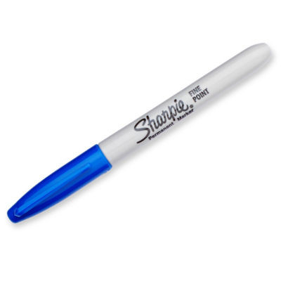 MARQUEUR PERMANENT SHARPIE FINE BLEU