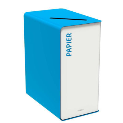 BORNE TRI CUBATRI PAPIER BLEU 65L