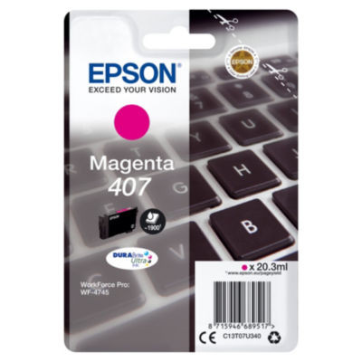CARTOUCHE JE EPSON 407 MAGENTA