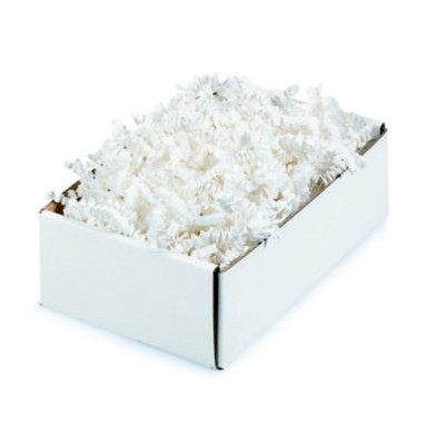 Frisure de papier blanc 5kg Matériaux de remplissage pour les colis –  copeaux de papier