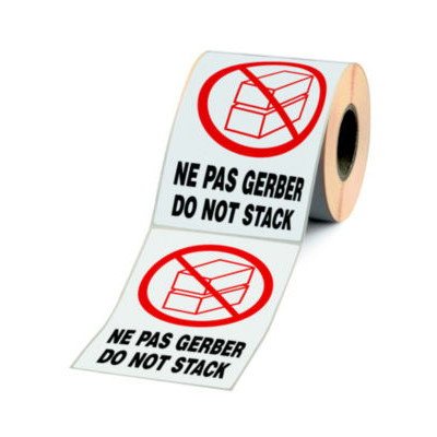LOT 1000 ETIQUETTES NE PAS GERBER