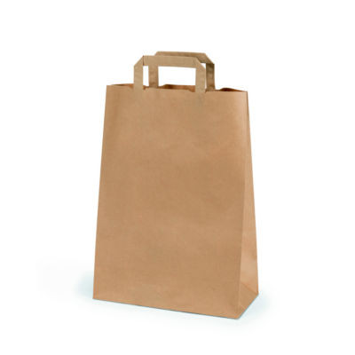 LOT 250 SAC KRAFT BRUN 26X35X12CM