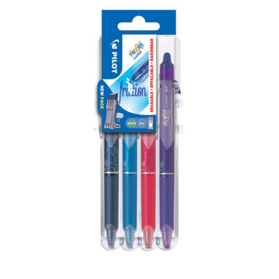 LOT 4 STYLOS GEL FRIXION CLICKER 07 ASS