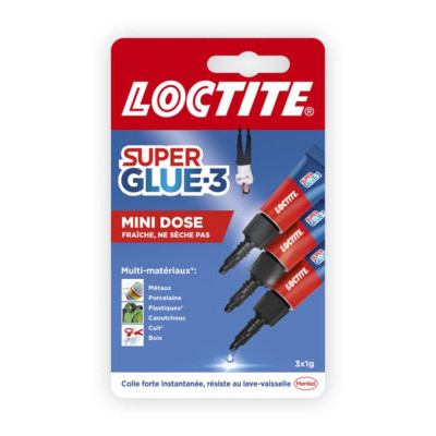 SUPER GLUE LIQUIDE 3X1G