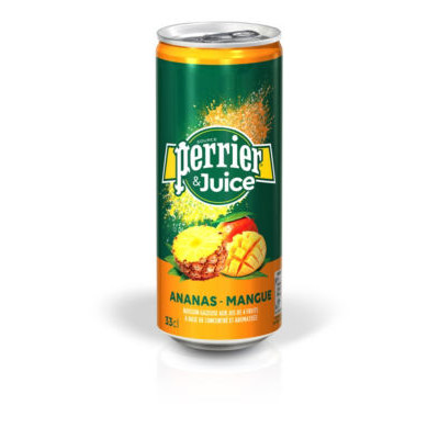 LOT 24 PERRIER&JUICE ANANAS MANGUE 33CL