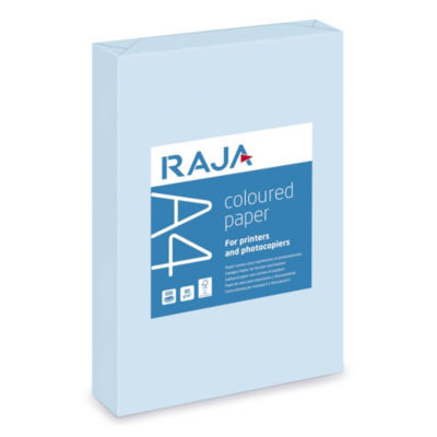 RAM 500F RAJA PASTEL BLEU A4.