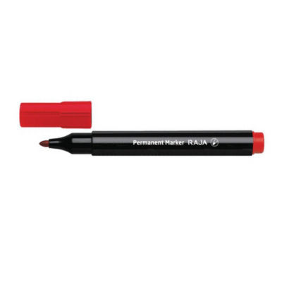 MARQUEUR PERMANENT RAJA OGIVE ROUGE