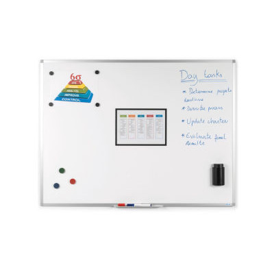 TABLEAU BLANC EMAILLE RAJA 180X120