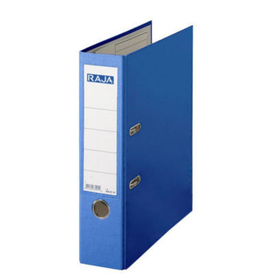 CLASSEUR LEVIER RAJA 80MM BLEU