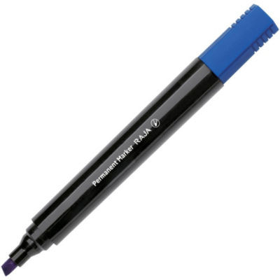 MARQUEUR PERMANENT RAJA BISEAUTE BLEU