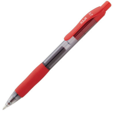 STYLO GEL RETRACTABLE RAJA ROUGE