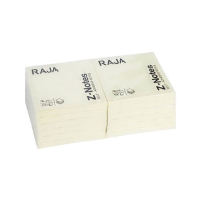 LOT 12 Z NOTES RAJA 100F JAUNE 76 X 76M