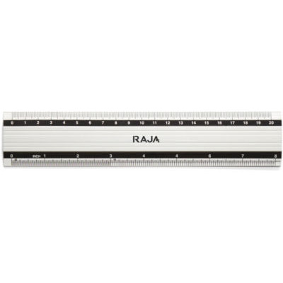 REGLE ALUMINIUM 20 CM RAJA