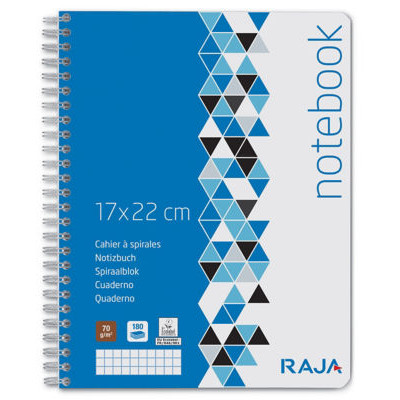 NOTEBOOK RAJA INTEG 17X22 180P 70G Q5/5