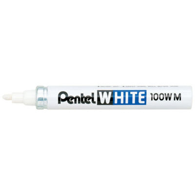 MARQUEUR PERM X100WM OGIVE 4 MM BLANC