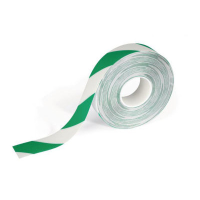 RUBAN ADHESIF PERM VERT/BLANC DURABLE