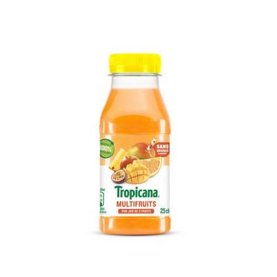 PACK 12 TROPICANA MULTIFRUITS PET 25CL