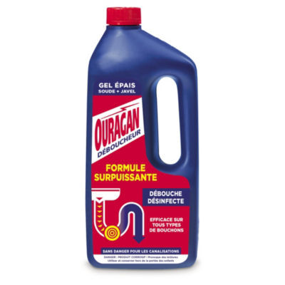 FLACON GEL DEBOUCHEUR OURAGAN1L
