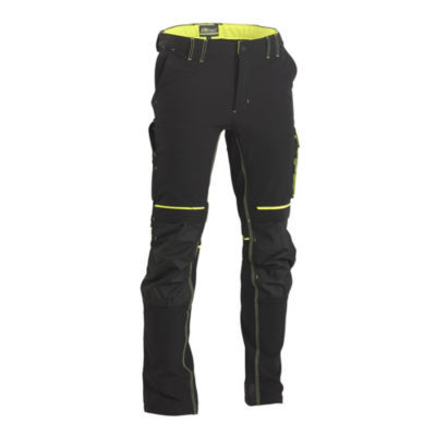 PANTALON TRAVAIL NOIR JAUNE TS