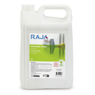 BIDON NETTOYANT VITRES RAJA 5L