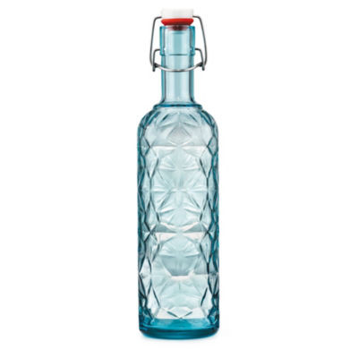 LOT 6 BOUTEILLES VERRE TRANSP. 100CL