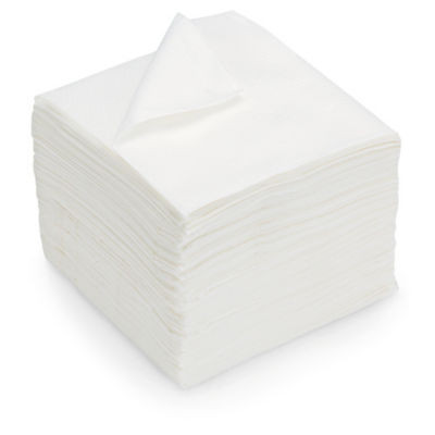 LOT 200 SERV OUATE 1P 30X30CM BLANC