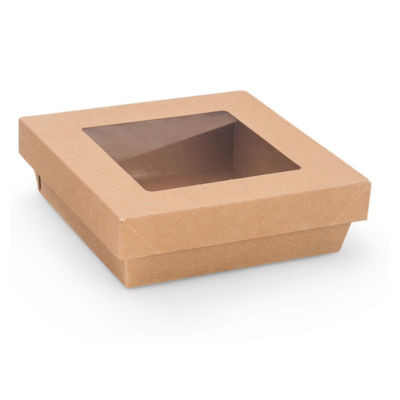 LOT 60 BTES CARREE KRAFT 100CL BRUN