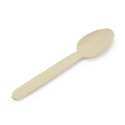 LOT 50 PETITES CUILLERES BAMBOU 13CM