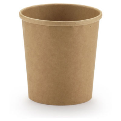 LOT 25 POTS CARTON KRAFT 48CL BRUN
