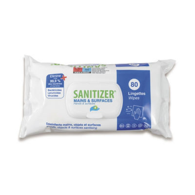 PQ 80 LINGETTE DESINF SANITIZER