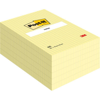 LOT 6 BLOCS POST IT 152X102MM QUADRILLÉ