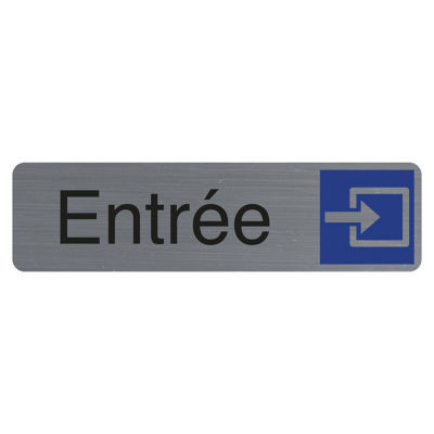 PLAQUE ENTREE ADHESIVE