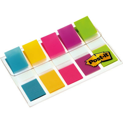 LOT DE 5X20 INDEX POSTIT 12MM FUN