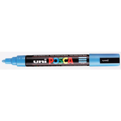 MARQUEUR PEINTURE UNI POSCA PC5M BLEU CL