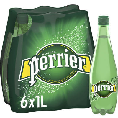 LOT 6 BOUTEILLES PERRIER 1L