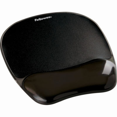 TAPIS SOURIS GEL CRYSTAL NOIR