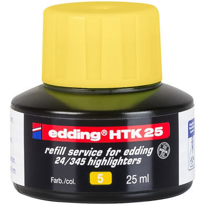 RECHARGE SURLIGNEURS EDDING HTK25 JAUNE
