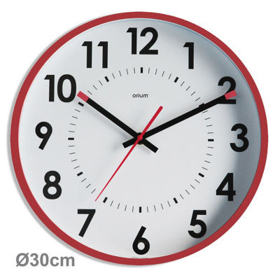 HORLOGE COULEUR A QUARTZ ROUGE