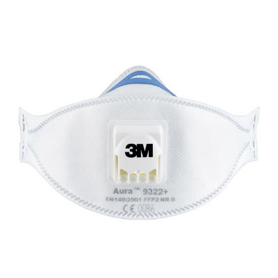 2 MASQUES ANTI-POUSSIÈRES PLIABLES FFP2
