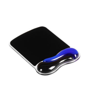 TAPIS DE SOURIS DUO GEL BLEU / NOIR